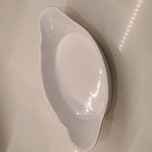 World Market White Casserole Dish